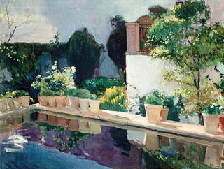 Palais des jardins de l'étang royal à Séville - Joaquín Sorolla — artwork view