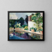 Palais des jardins de l'étang royal à Séville - Joaquín Sorolla — framed artwork on a wall