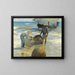 Fishermen valencians - Joaquín Sorolla — framed artwork on a wall