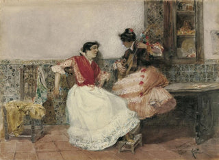 Playing Guitar - Joaquín Sorolla — artwork view