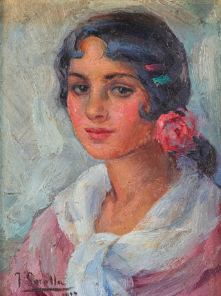 Joaqun Sorolla - Portrait Of A Woman.webp
