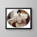 Portrait of Luisa Martinez de Tejeda - Joaquín Sorolla — framed artwork on a wall