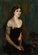 Portrait painting of Mme Orville E Babcock - Joaquín Sorolla — artwork view