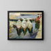 Port of Guetaria - Joaquín Sorolla — framed artwork on a wall