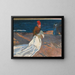 Ramassant la voile, plage de Valence - Joaquín Sorolla — framed artwork on a wall