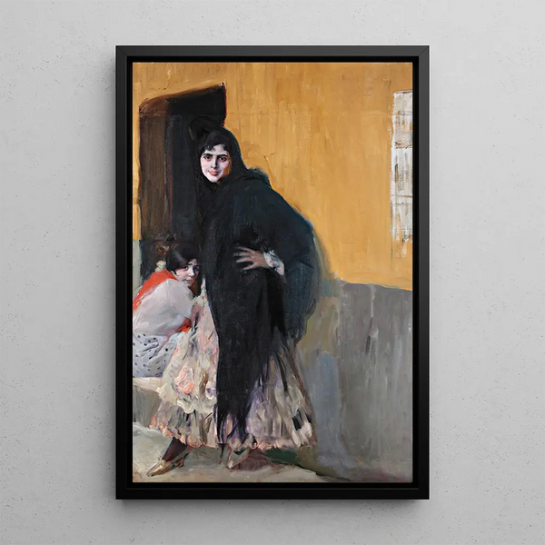 Sevillanas Painting - Joaquín Sorolla — framed artwork on a wall