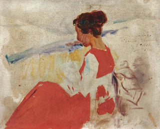 Sketch for Genoveva Segurola Zarauz - Joaquín Sorolla — artwork view