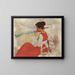 Sketch for Genoveva Segurola Zarauz - Joaquín Sorolla — framed artwork on a wall