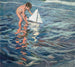 The Little Sailboat - Joaquín Sorolla — artwork view