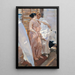 La robe rose - Joaquín Sorolla — framed artwork on a wall