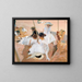 Under the canopy on Zarauz beach - Joaquín Sorolla — framed artwork on a wall