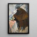 Old Castilian using wine The old man of Castile - Joaquín Sorolla — framed artwork on a wall