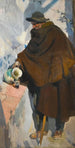 Old Castilian using wine The old man of Castile - Joaquín Sorolla — artwork view