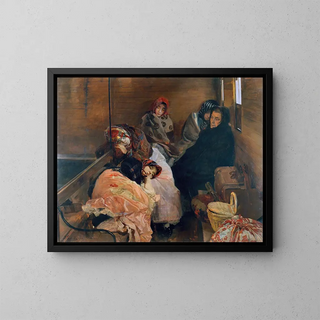 Traite des esclaves blancs - Joaquín Sorolla — framed artwork on a wall