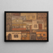 Ciudad - Joaquín Torres-García — framed artwork on a wall