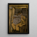 Figure of a Man - Joaquín Torres-García — framed artwork on a wall