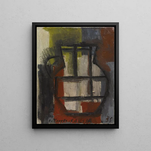 Constructive Pot Painting - Joaquín Torres-García — framed artwork on a wall