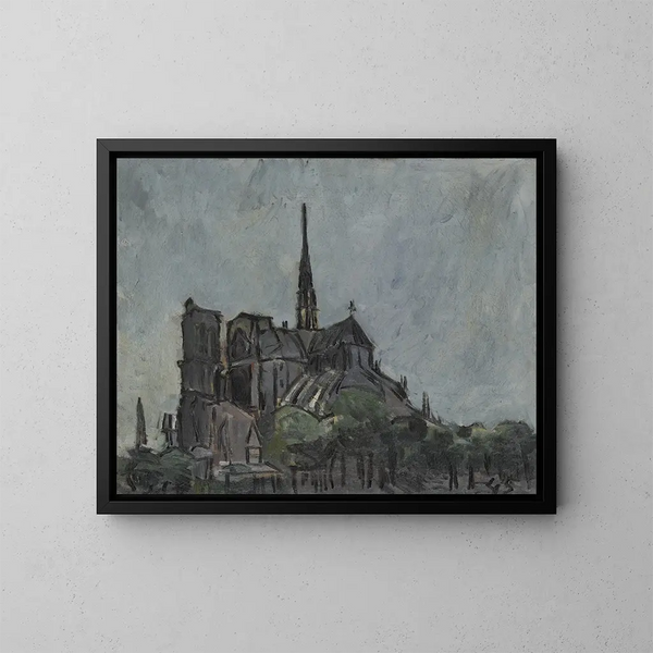 Notre-Dame - Joaquín Torres-García — framed artwork on a wall