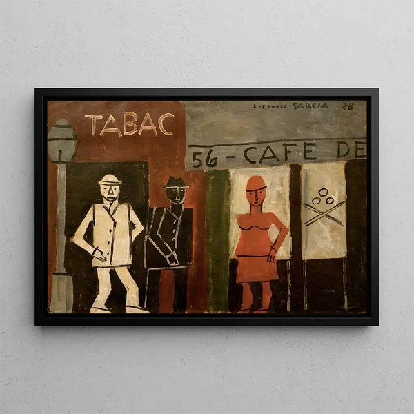 - Joaquín Torres-García — framed artwork on a wall