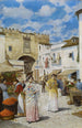 At the market - Joaquín Turina y Areal — artwork view