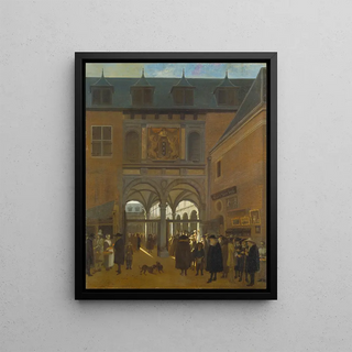 Job Adriaensz Berckheyde - The Stock Exchange in Amsterdam.webp