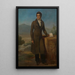 Self-portrait - Jodocus Sebastiaen van den Abeele — framed artwork on a wall