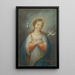 Virgin Mary - Joh Dittmann — framed artwork on a wall
