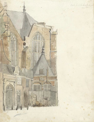 Johan Adolph Rust - De Oude Kerk te Amsterdam.webp