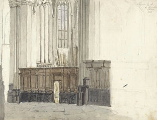 the Drapers' Chapel in the New Church of Amsterdam - Johan Adolph Rust — artwork view