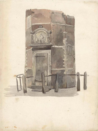 Johan Adolph Rust - Poortje van het gilde in de St Anthoniswaag Amsterdam.webp