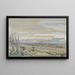 View of a Flat Landscape - Johan Antonie de Jonge — framed artwork on a wall