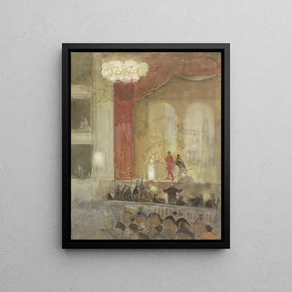 Johan Antonie de Jonge - Princesse Schouwburg te Den Haag tijdens de opvoering van Othello.webp