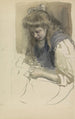 Study of a Young Girl in a Sailor Dress - Johan Antonie de Jonge — artwork view