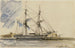 Bateau à voile accosté - Johan Barthold Jongkind — artwork view