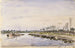 Riverbank Painting - Johan Barthold Jongkind — artwork view