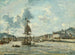 Entry of the Honfleur port - Johan Barthold Jongkind — artwork view