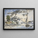 Fishing Boat - Johan Barthold Jongkind — framed artwork on a wall