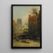 Haagse Veere Rotterdam - Johan Barthold Jongkind — framed artwork on a wall