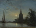 L'église d'Overschie - Johan Barthold Jongkind — artwork view