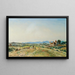 the Château de Virieu-sur-Bourbre, Isère - Johan Barthold Jongkind — framed artwork on a wall