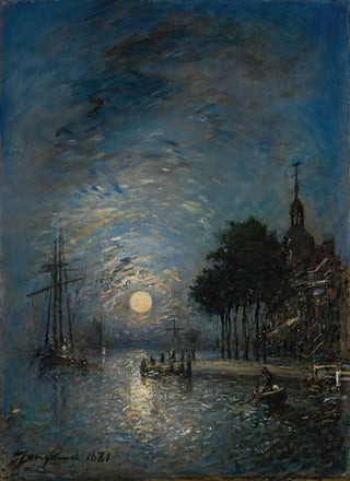 Johan Barthold Jongkind - Le Port De Dordrecht Au Crpuscule.webp