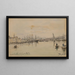 The Port of Marseille - Johan Barthold Jongkind — framed artwork on a wall