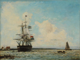 Le Grand Canal de Dordrecht - Johan Barthold Jongkind — artwork view