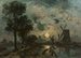 Moulins au clair de lune à Schiedam - Johan Barthold Jongkind — artwork view