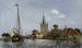 L'église d'Overschie - Johan Barthold Jongkind — artwork view