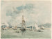 The port of Honfleur - Johan Barthold Jongkind — artwork view