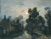 A street in Delft in the evening - Johan Barthold Jongkind — artwork view