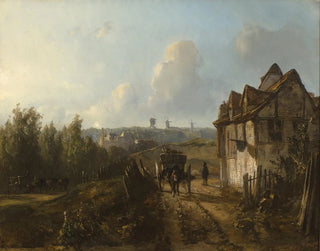 View of Montmartre - Johan Barthold Jongkind — artwork view