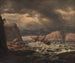 a shipwreck on the coast of Norway - Johan Christian Dahl — artwork view