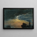Moonlit Clouds - Johan Christian Dahl — framed artwork on a wall